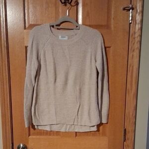 Old Navy Women's Tan Crew Neck Sweater